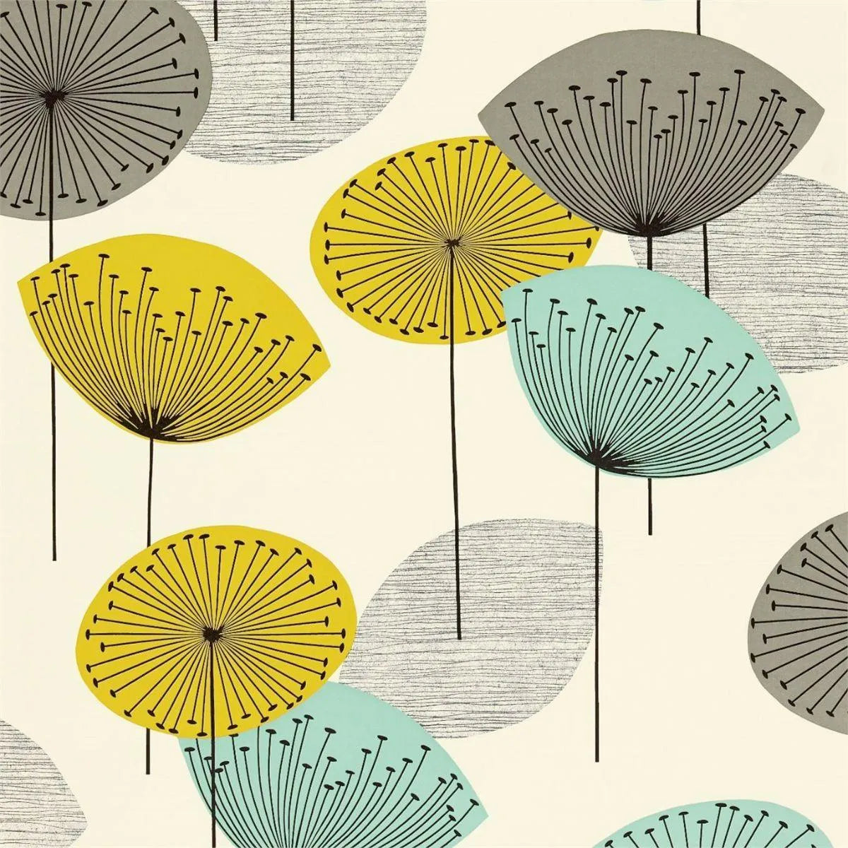 Dandelion Clocks Wallpaper - Sanderson