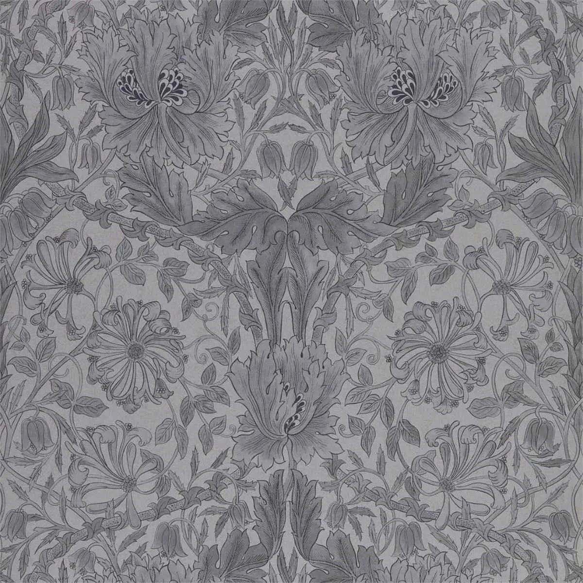 Pure Honeysuckle & Tulip Wallpaper - Morris & Co