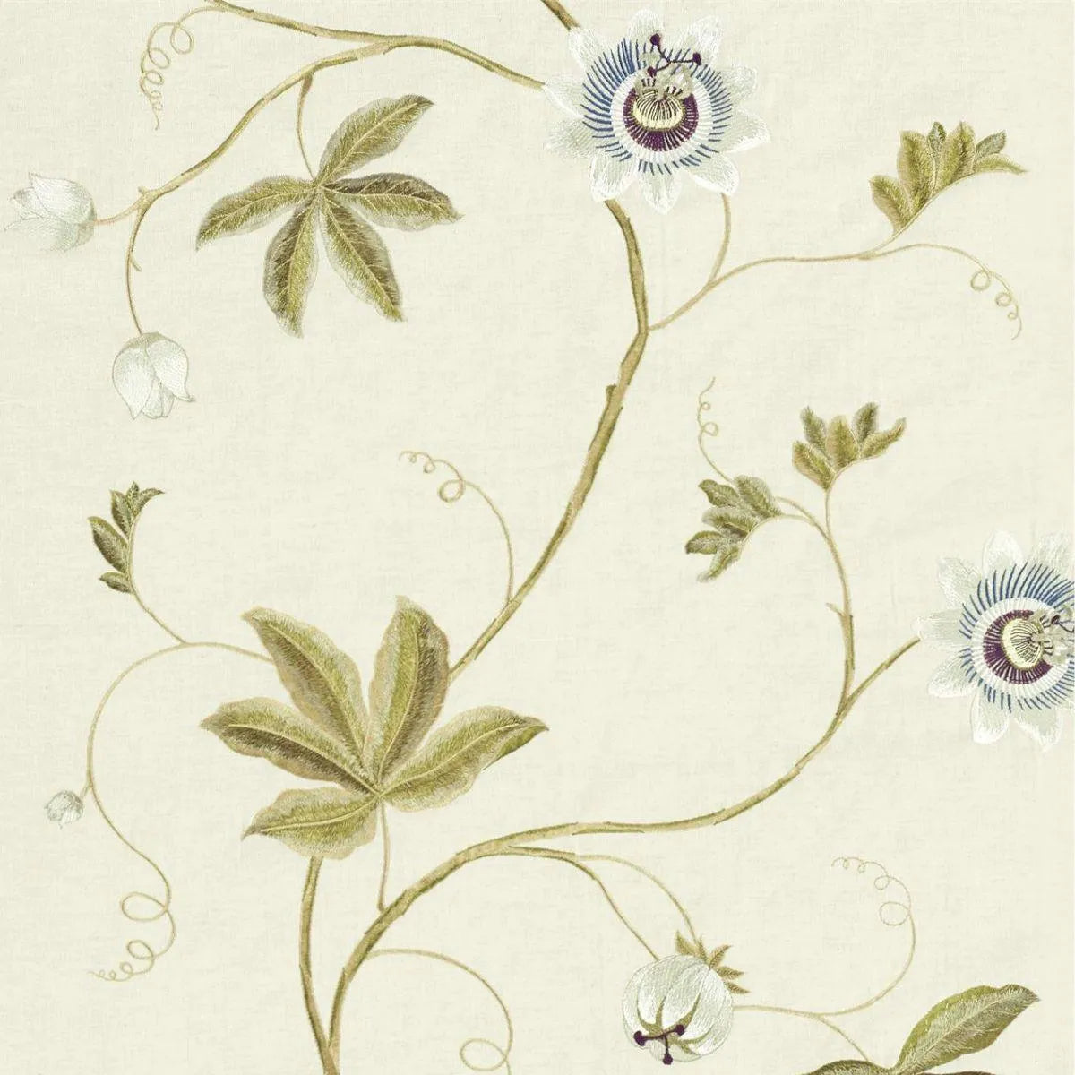 Passion Vine Sage Fabric - Sanderson