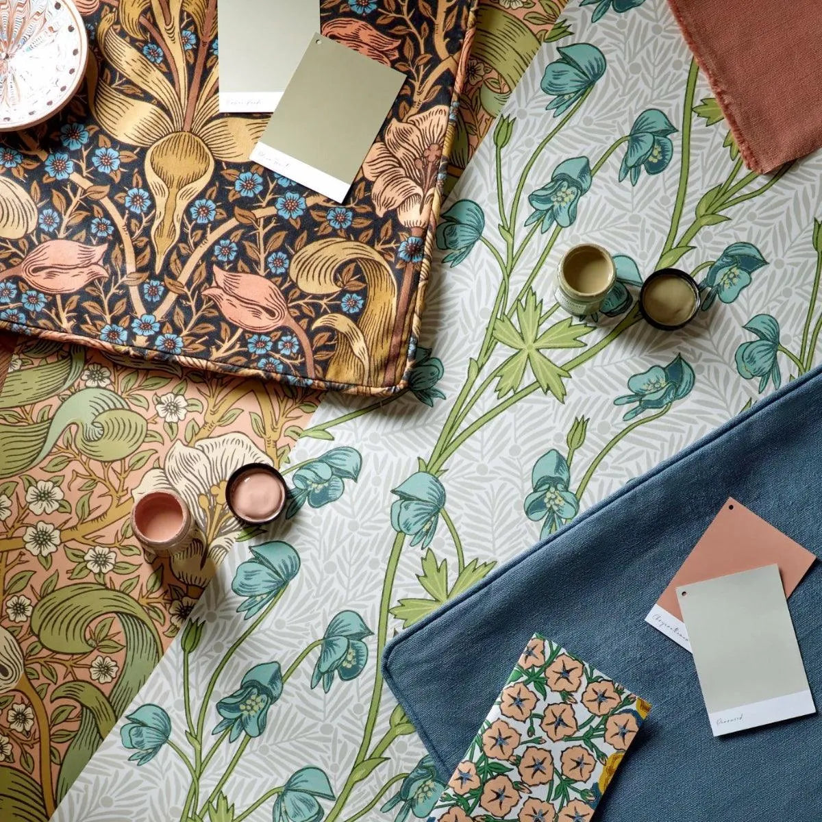 Spring Thicket Old Fashioned Fabric - Morris & Co