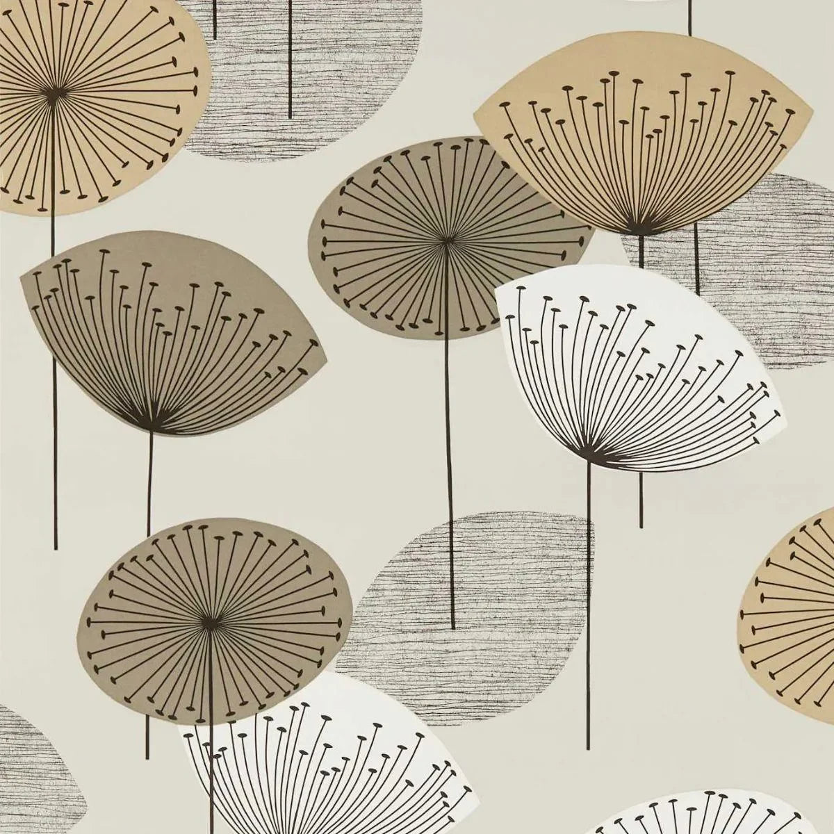 Dandelion Clocks Wallpaper - Sanderson