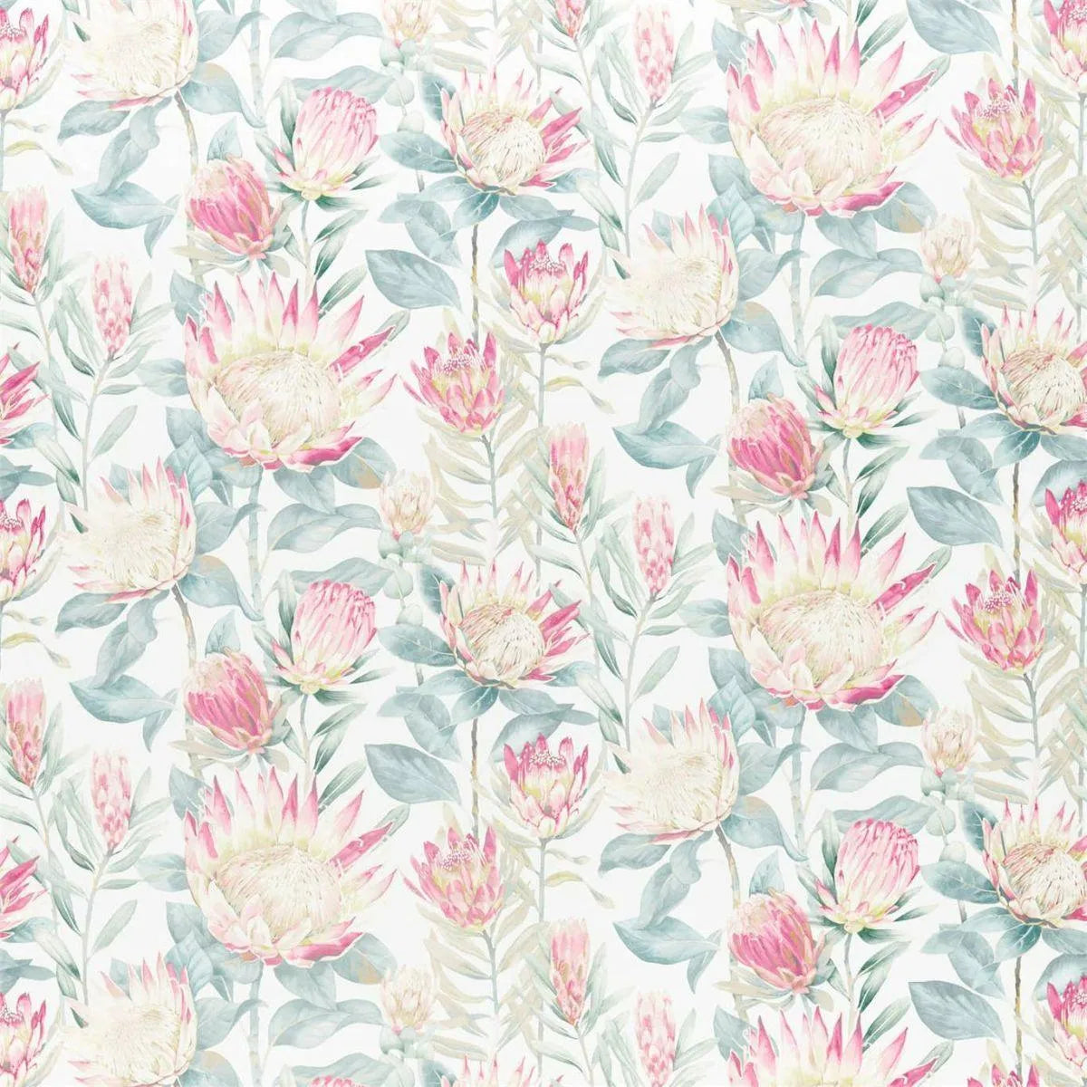 King Protea Fabric - Sanderson