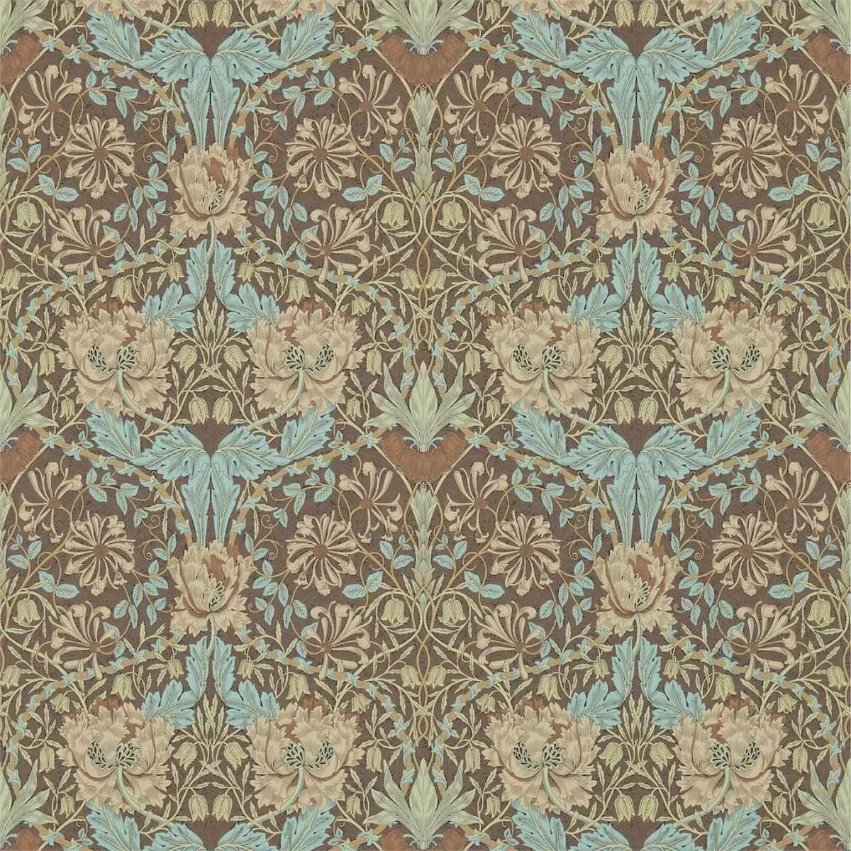 Honeysuckle & Tulip Wallpaper - Morris & Co