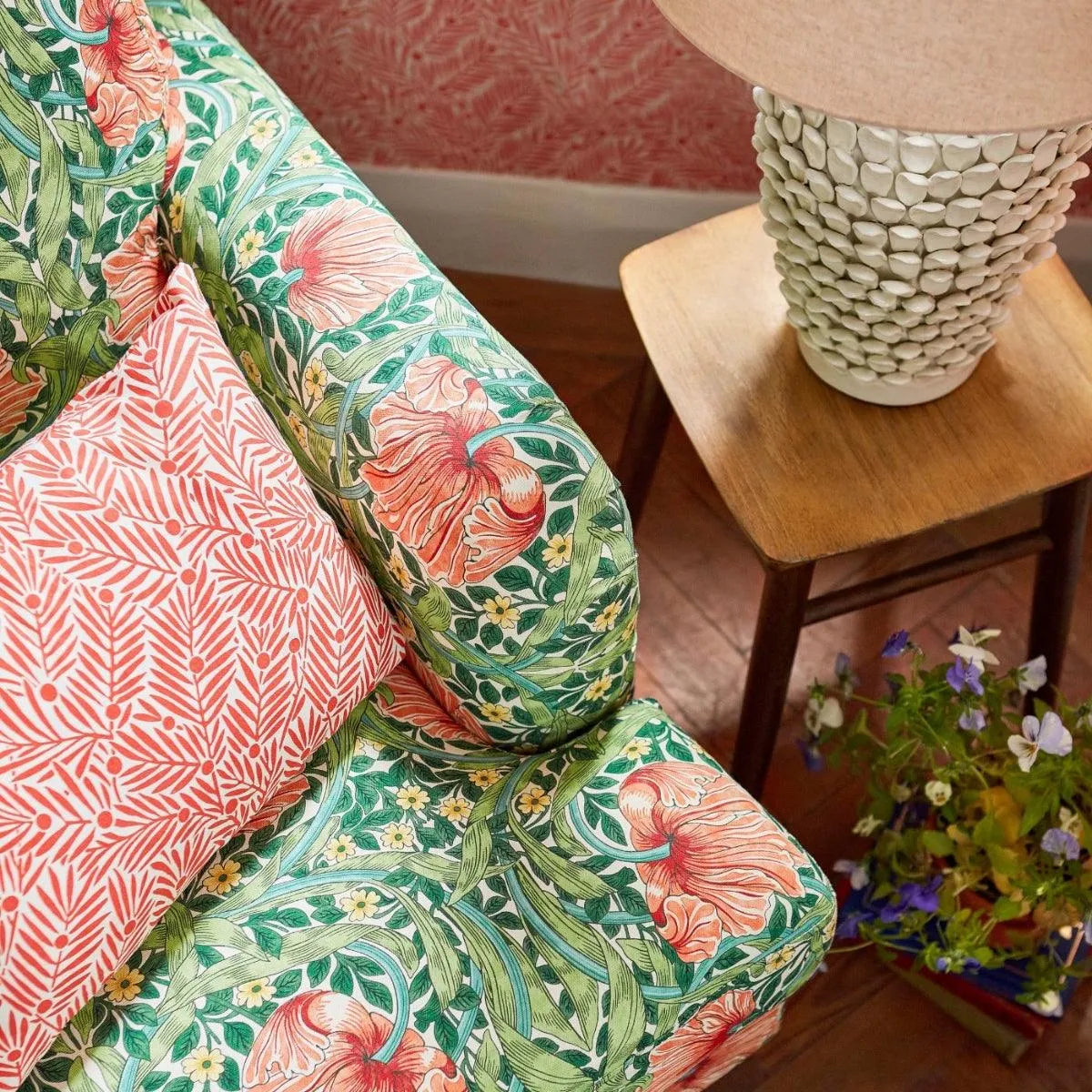 Pimpernel Bedford Park Fabric - Morris & Co