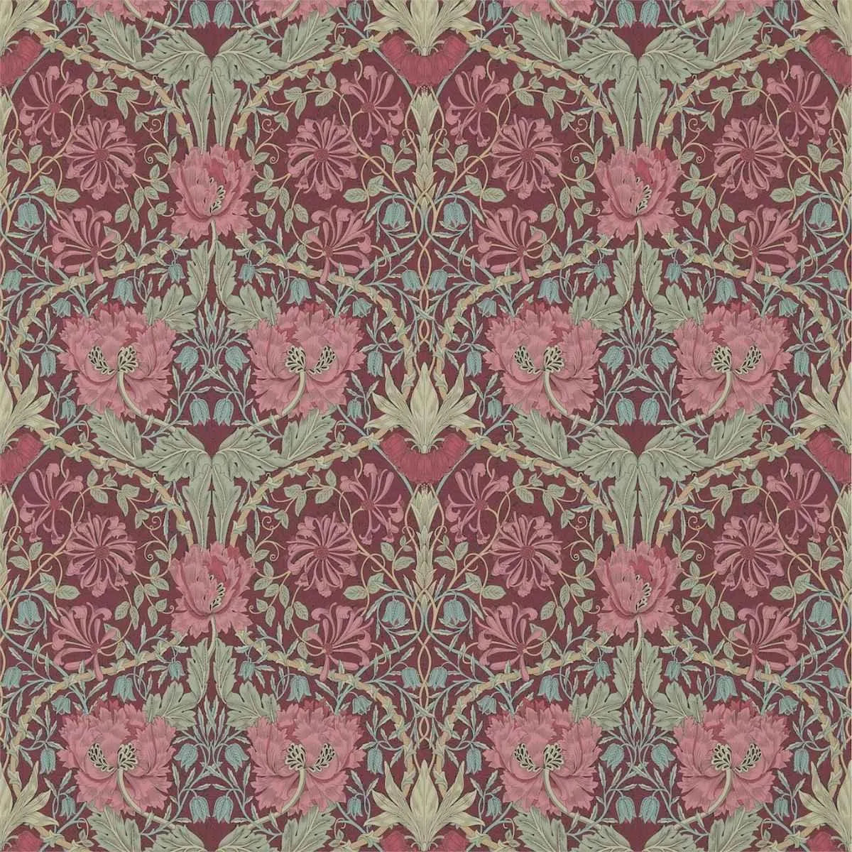 Honeysuckle & Tulip Wallpaper - Morris & Co