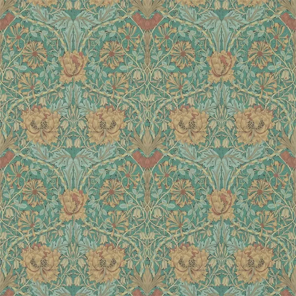 Honeysuckle & Tulip Wallpaper - Morris & Co