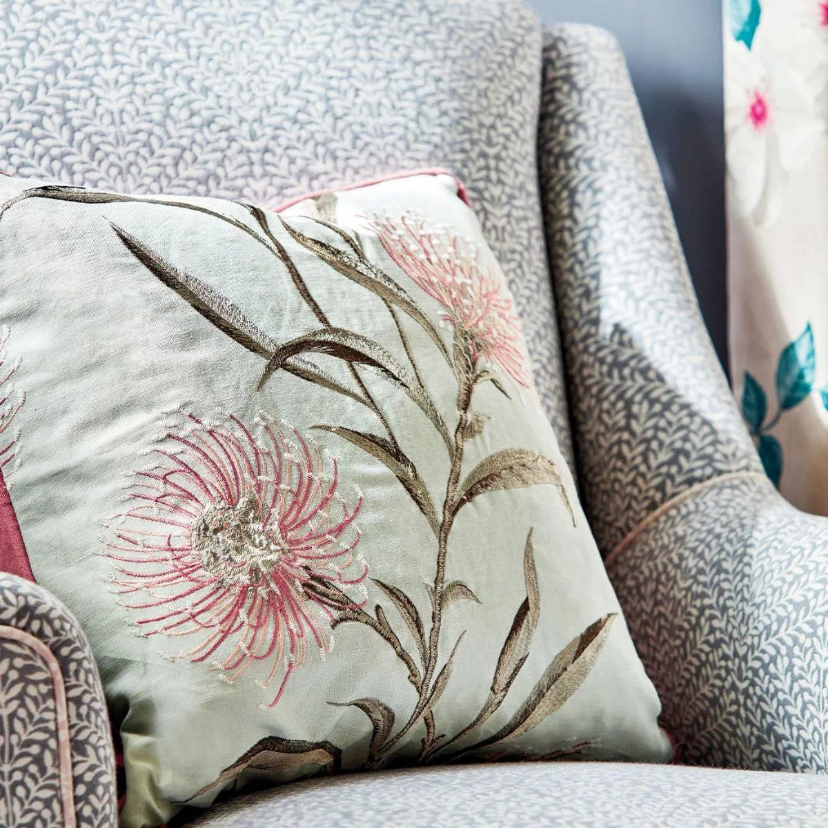 Catherinae Embroidery Fabric - Sanderson