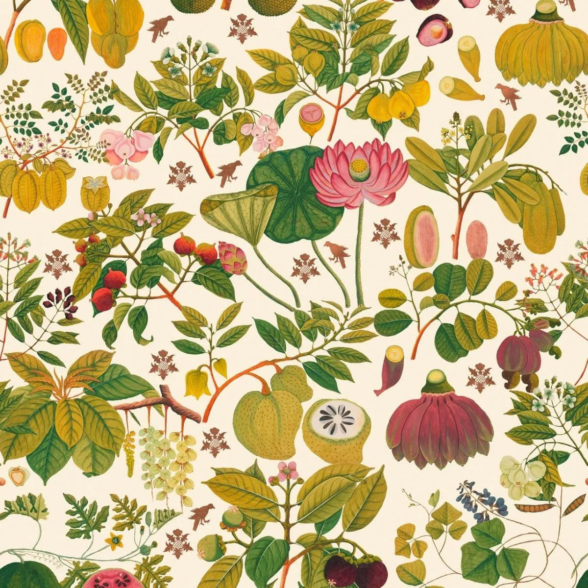 Asian Fruits and Flowers Wallpaper - Mind The Gap