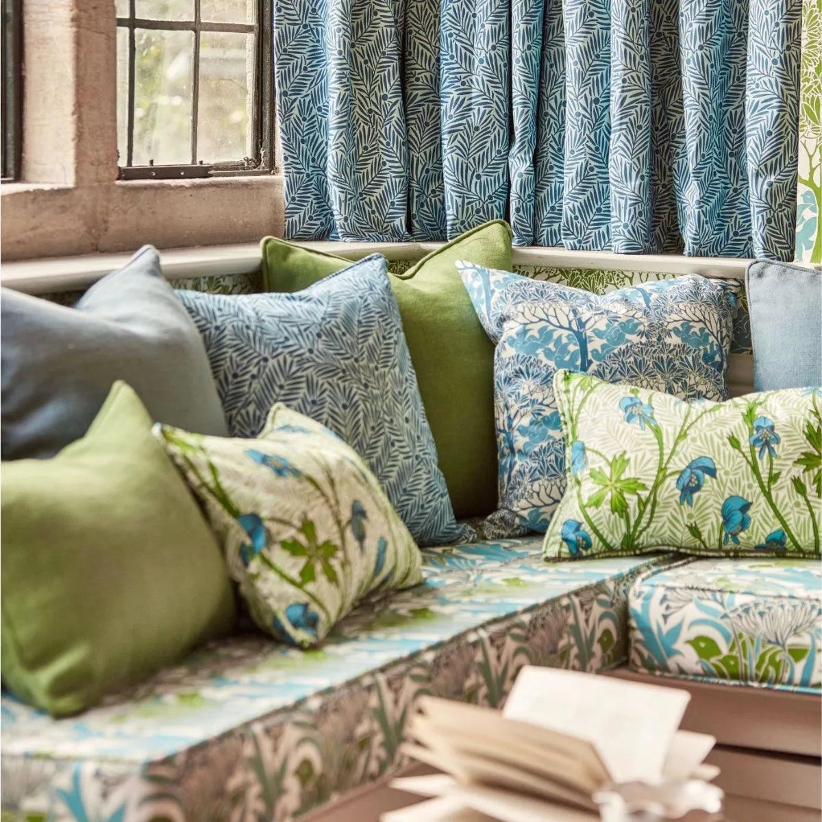 Monkshood Fabric - Morris & Co