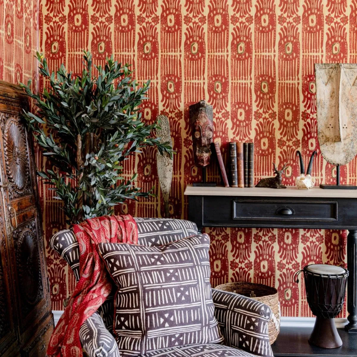 Tribal Ikat Wallpaper - Mind The Gap