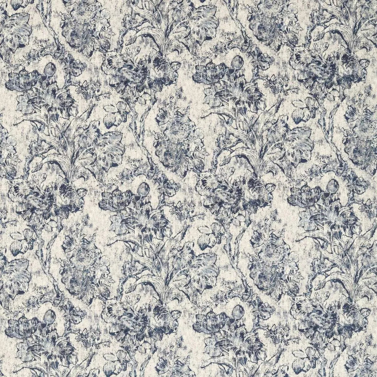 Fringed Tulip Toile Fabric - Sanderson x Giles Deacon