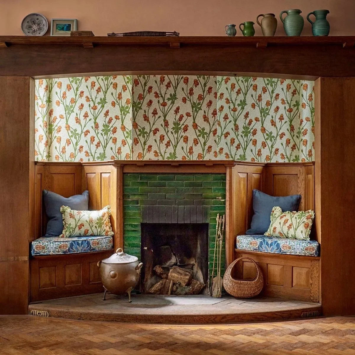 Monkshood Fabric - Morris & Co