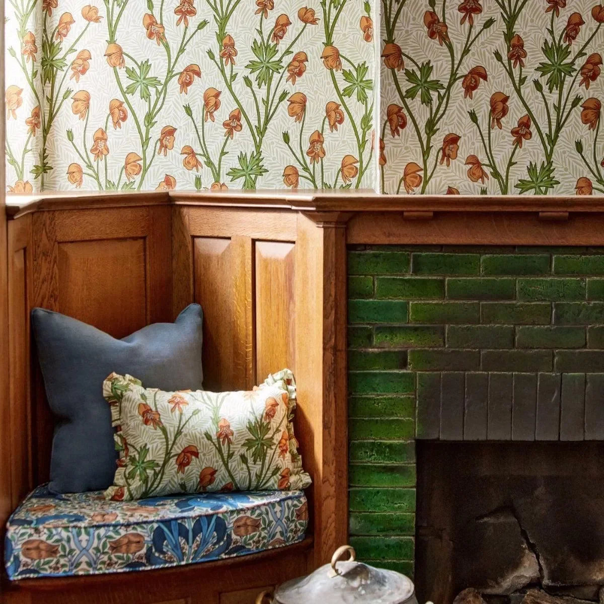 Monkshood Fabric - Morris & Co