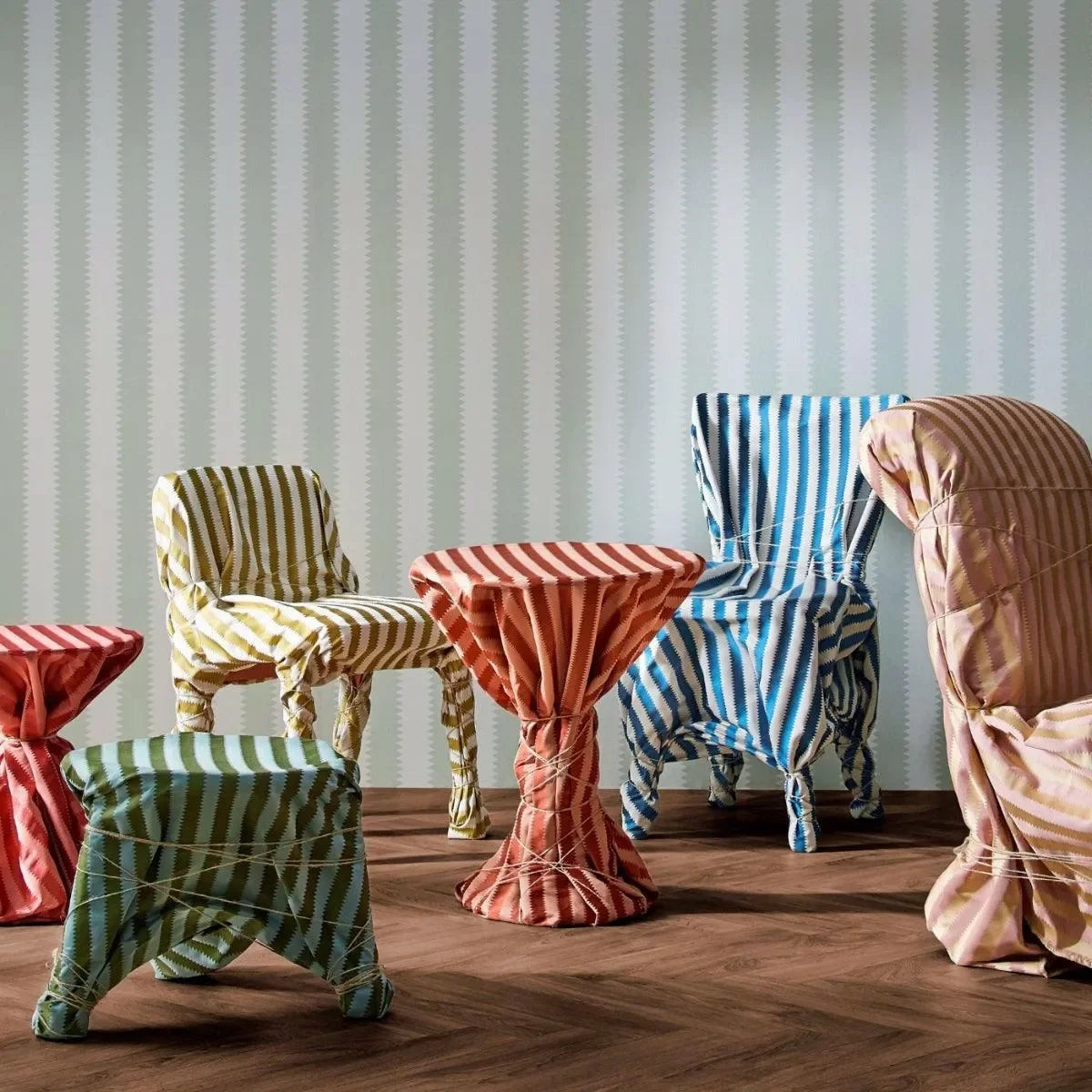 Regency Aperigon Fabric - Sanderson x Giles Deacon
