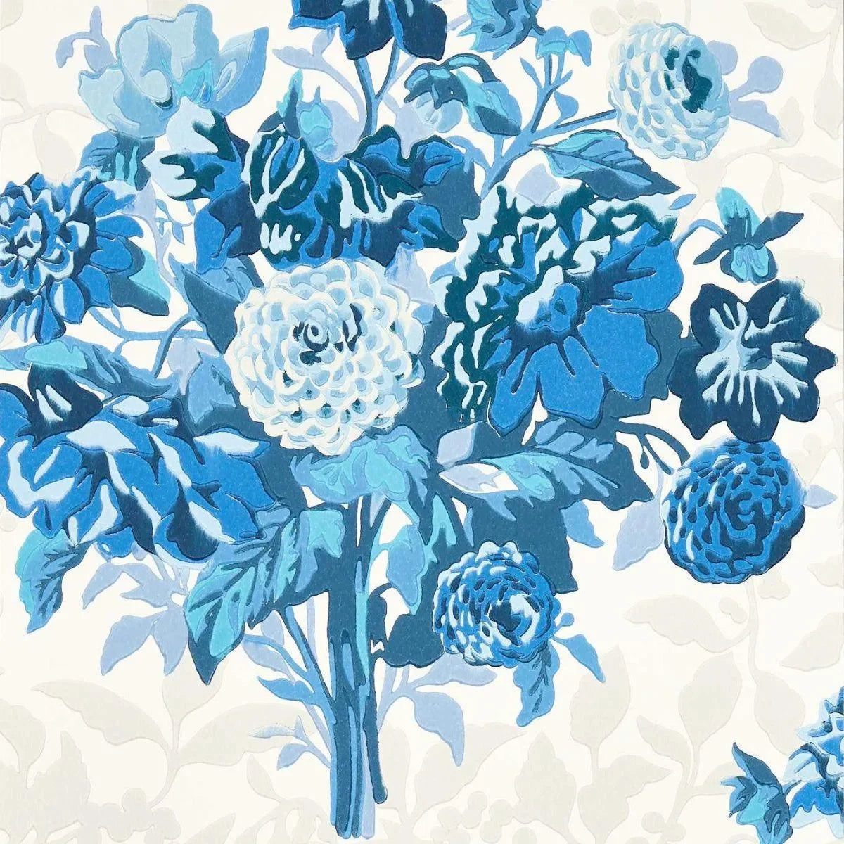Dahlia Bunch Wallpaper - Harlequin X Sophie Robinson