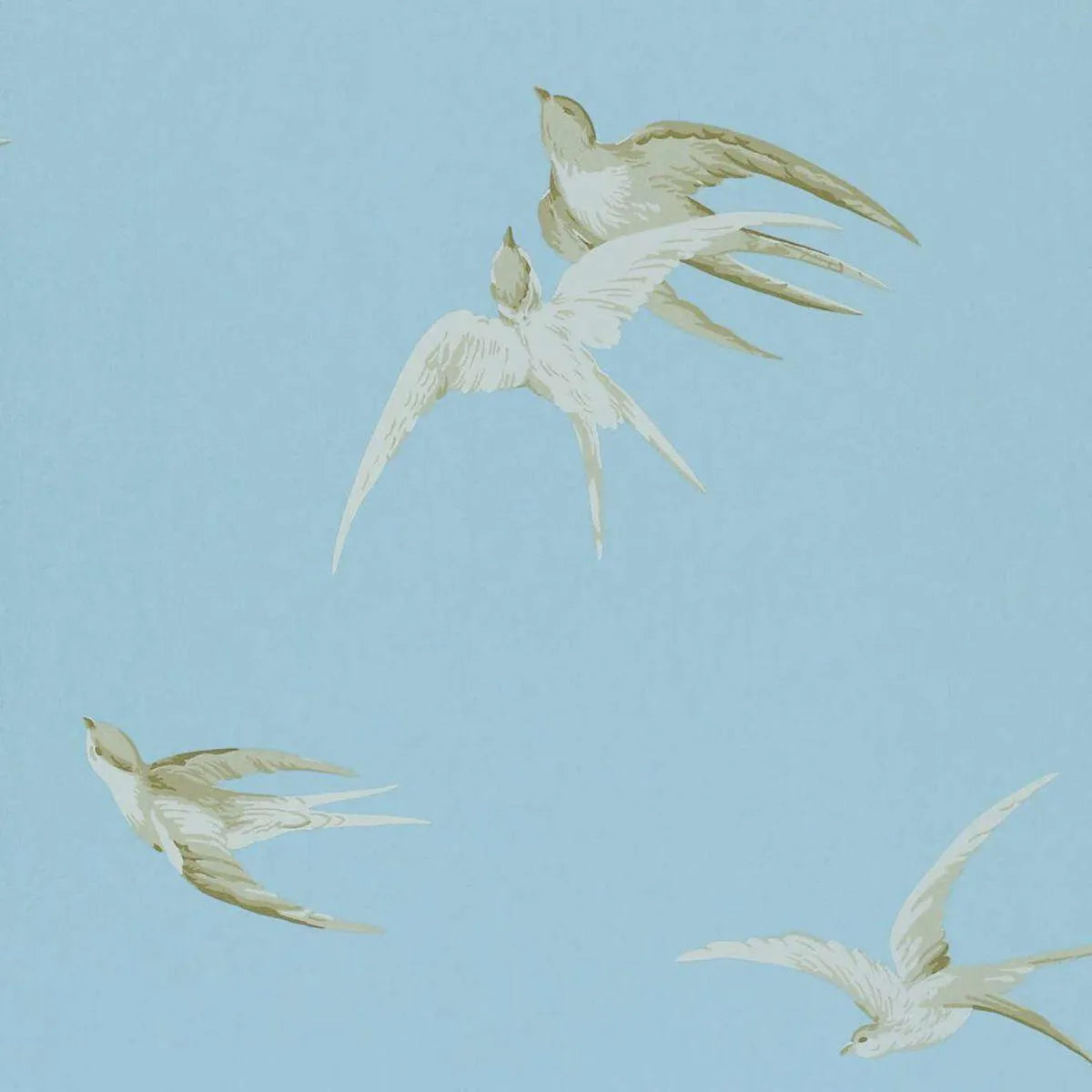 Swallows Wallpaper - Sanderson