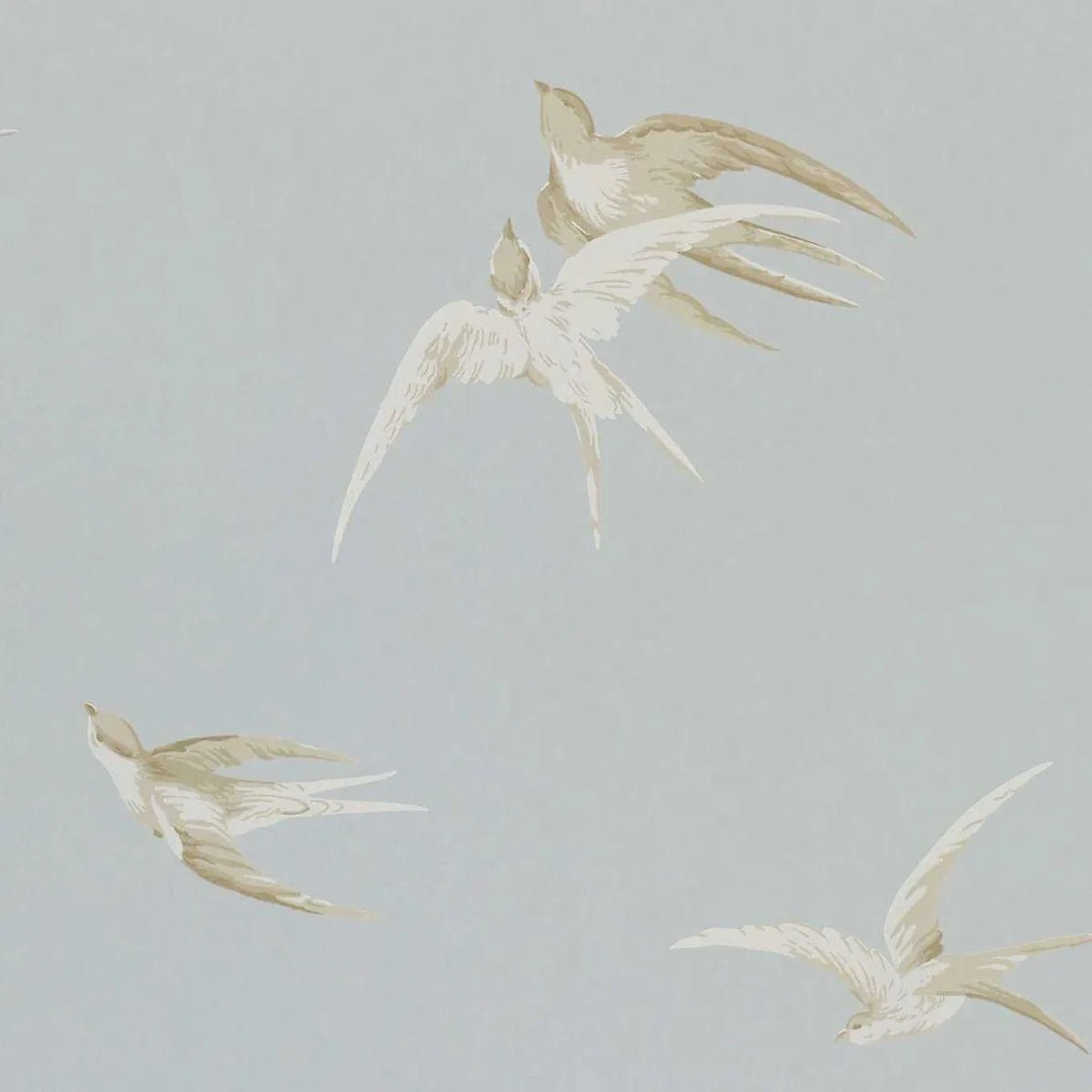 Swallows Wallpaper - Sanderson