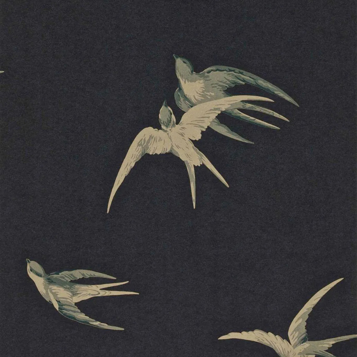 Swallows Wallpaper - Sanderson