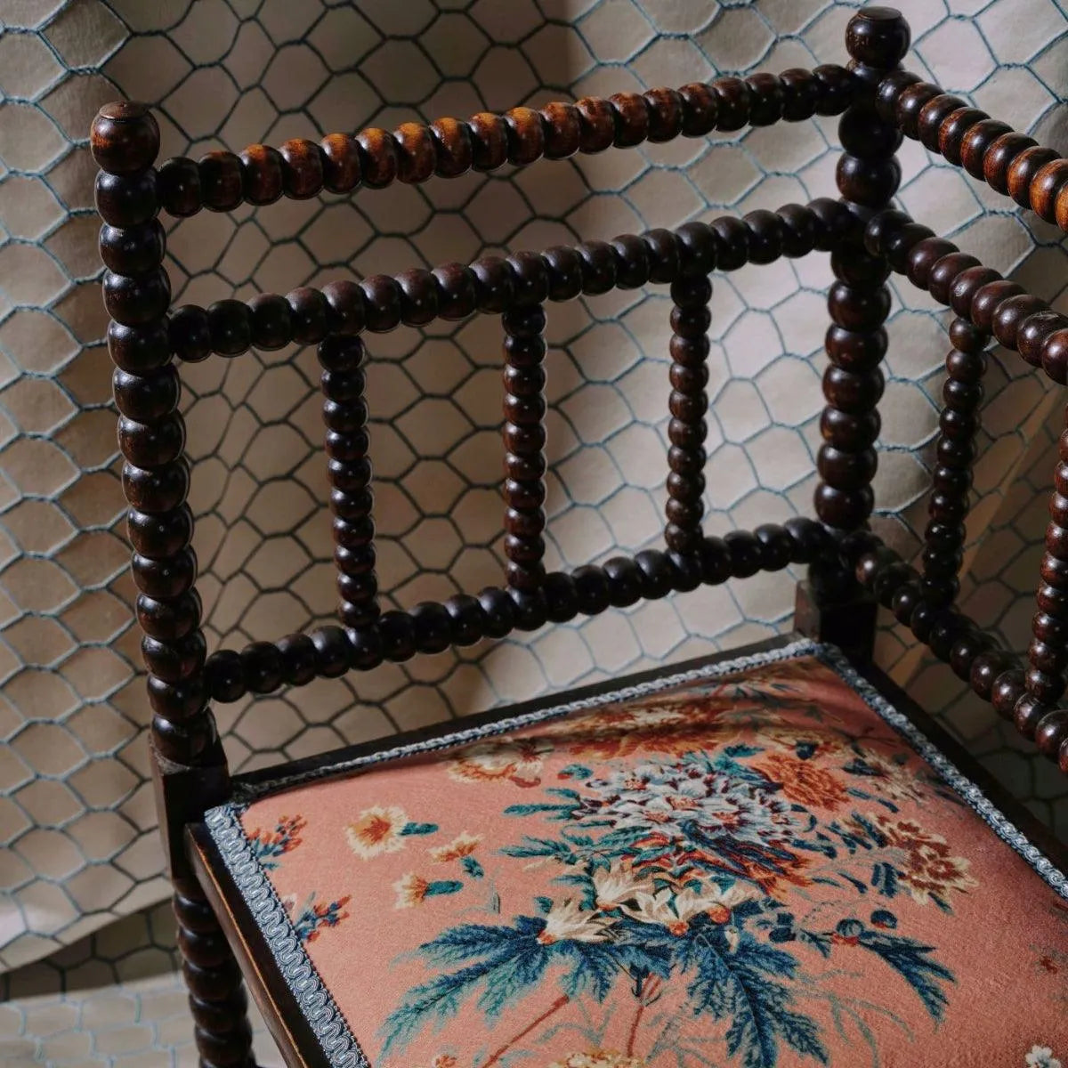 Lakeland Paradis Velvet Fabric - Sanderson x Giles Deacon