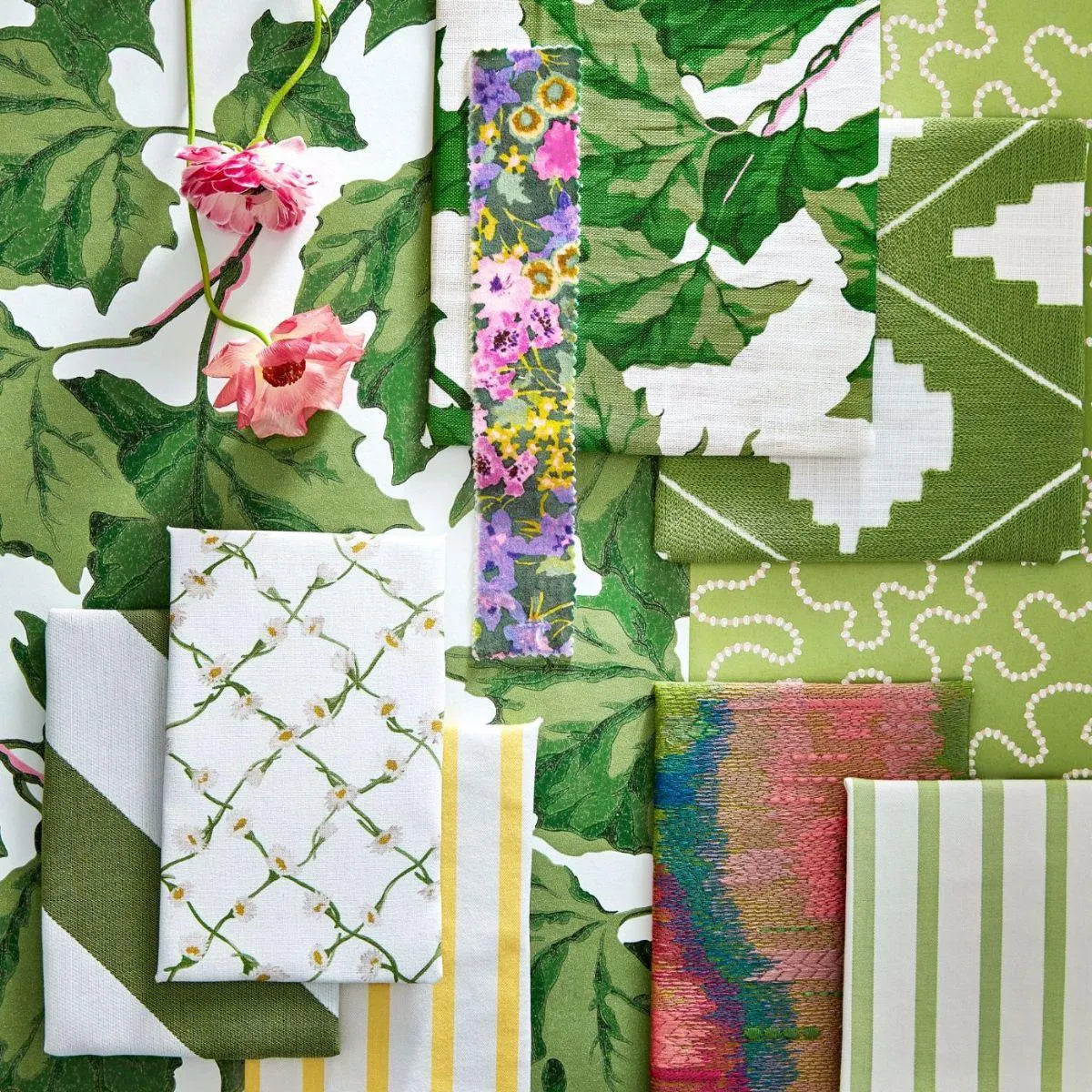 Dappled Leaf Wallpaper - Harlequin X Sophie Robinson
