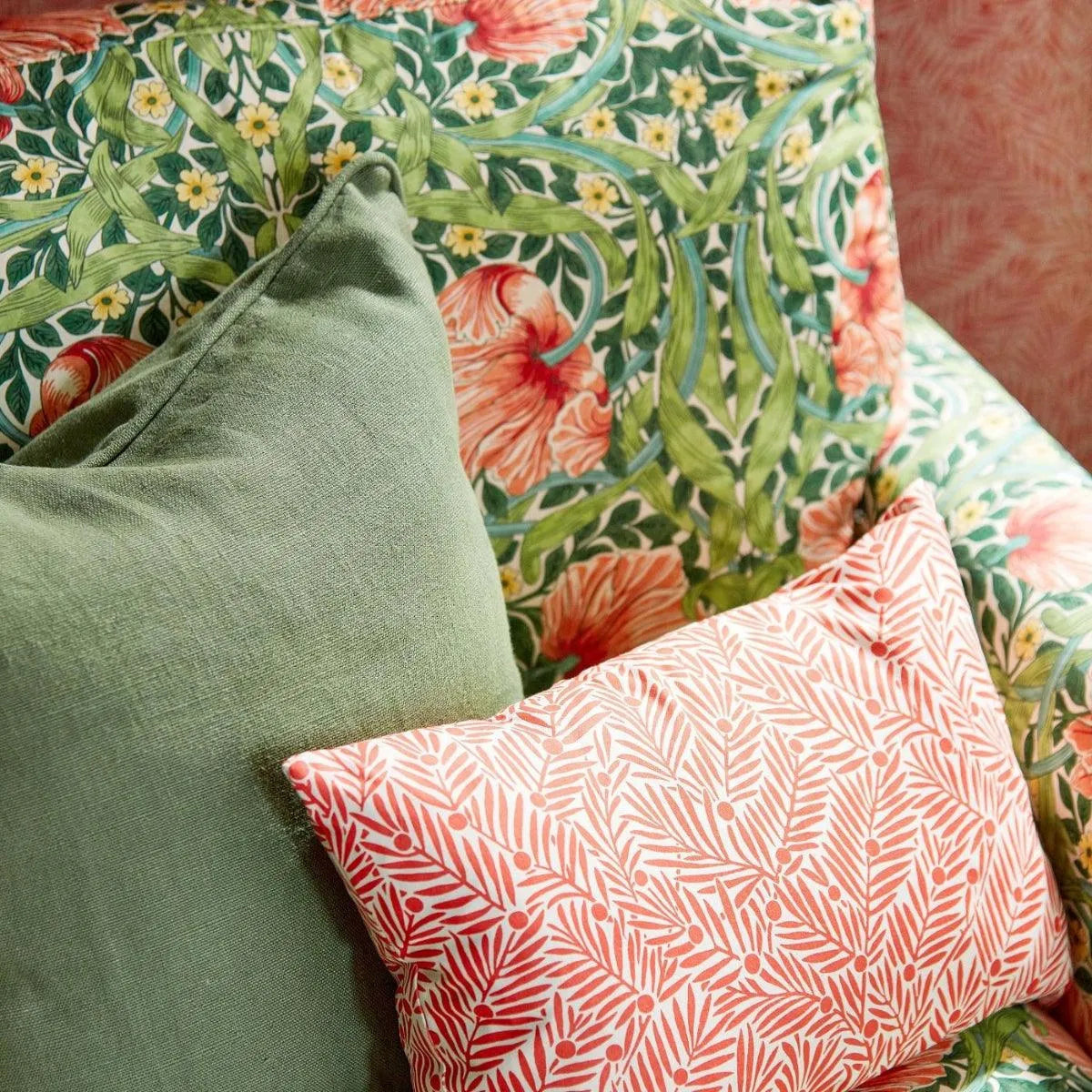Yew & Aril Cotton Fabric - Morris & Co
