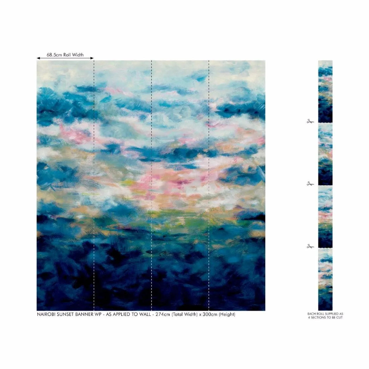 Nairobi Sunset Wallpaper - Clarke & Clarke X Breegan Jane