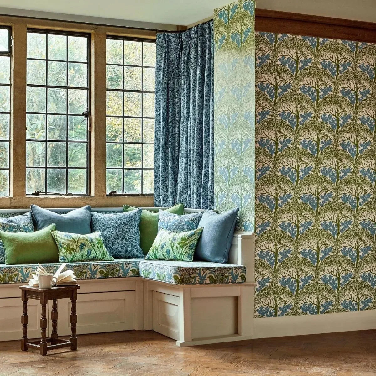 Yew & Aril Cotton Fabric - Morris & Co