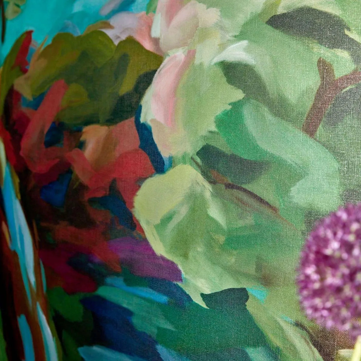 In The Woods Sky/Emerald/Carnelian Wallpaper - Harlequin X Sophie Robinson