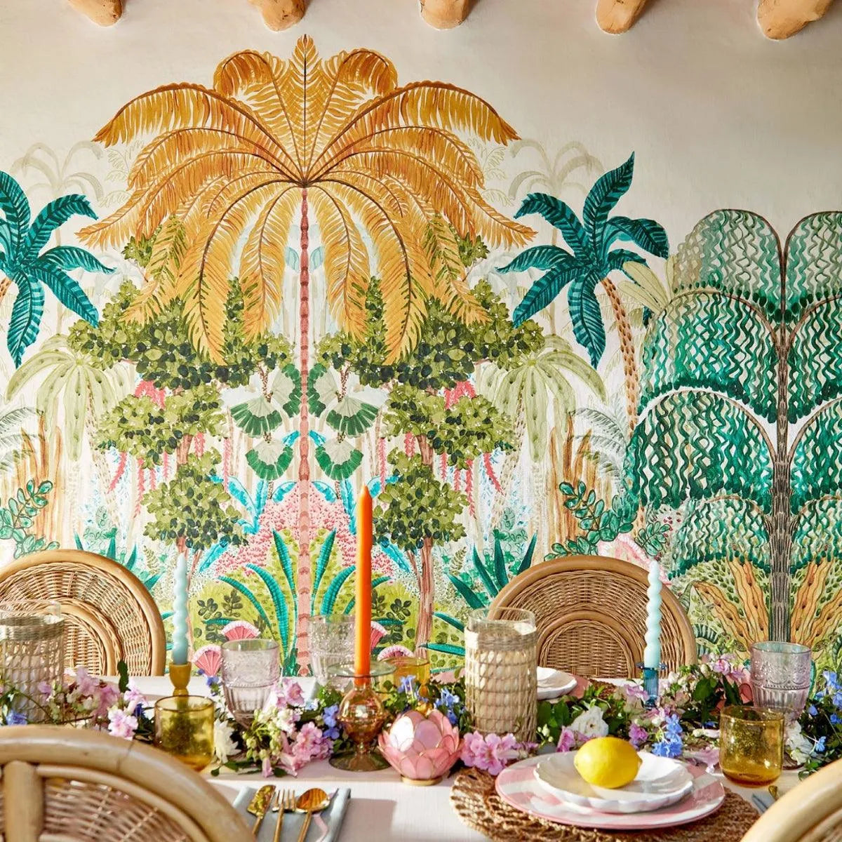 Mombasa Tropical Wallpaper - Clarke & Clarke X Breegan Jane
