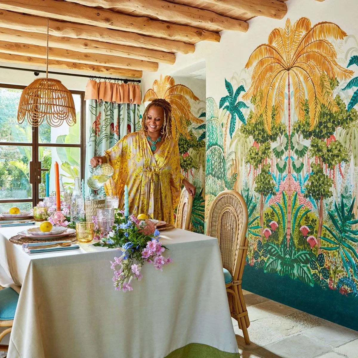 Mombasa Tropical Wallpaper - Clarke & Clarke X Breegan Jane