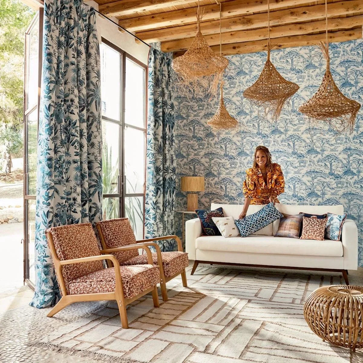 Kisumu Wallpaper - Clarke & Clarke X Breegan Jane
