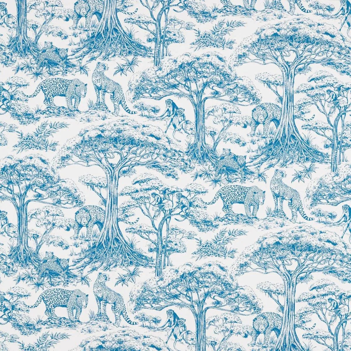 Kisumu Fabric - Clarke & Clarke X Emma Shipley