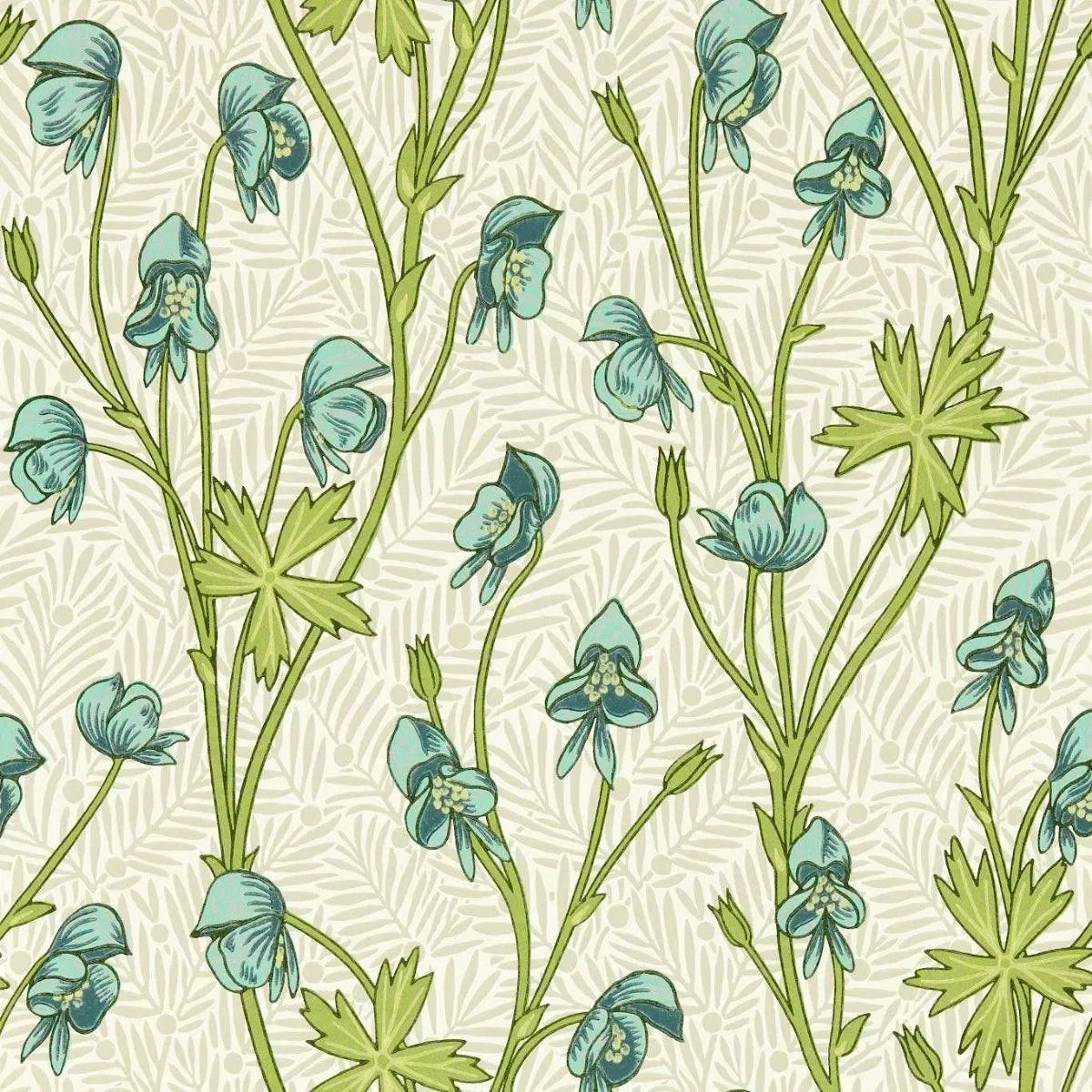 Monkshood Wallpaper - Morris & Co