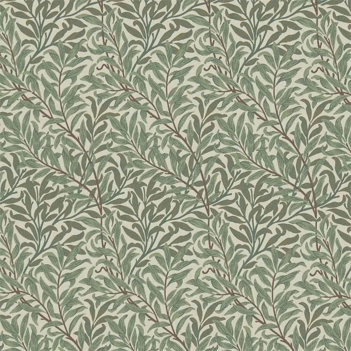 Willow Boughs Forest/Thyme Fabric - Morris & Co