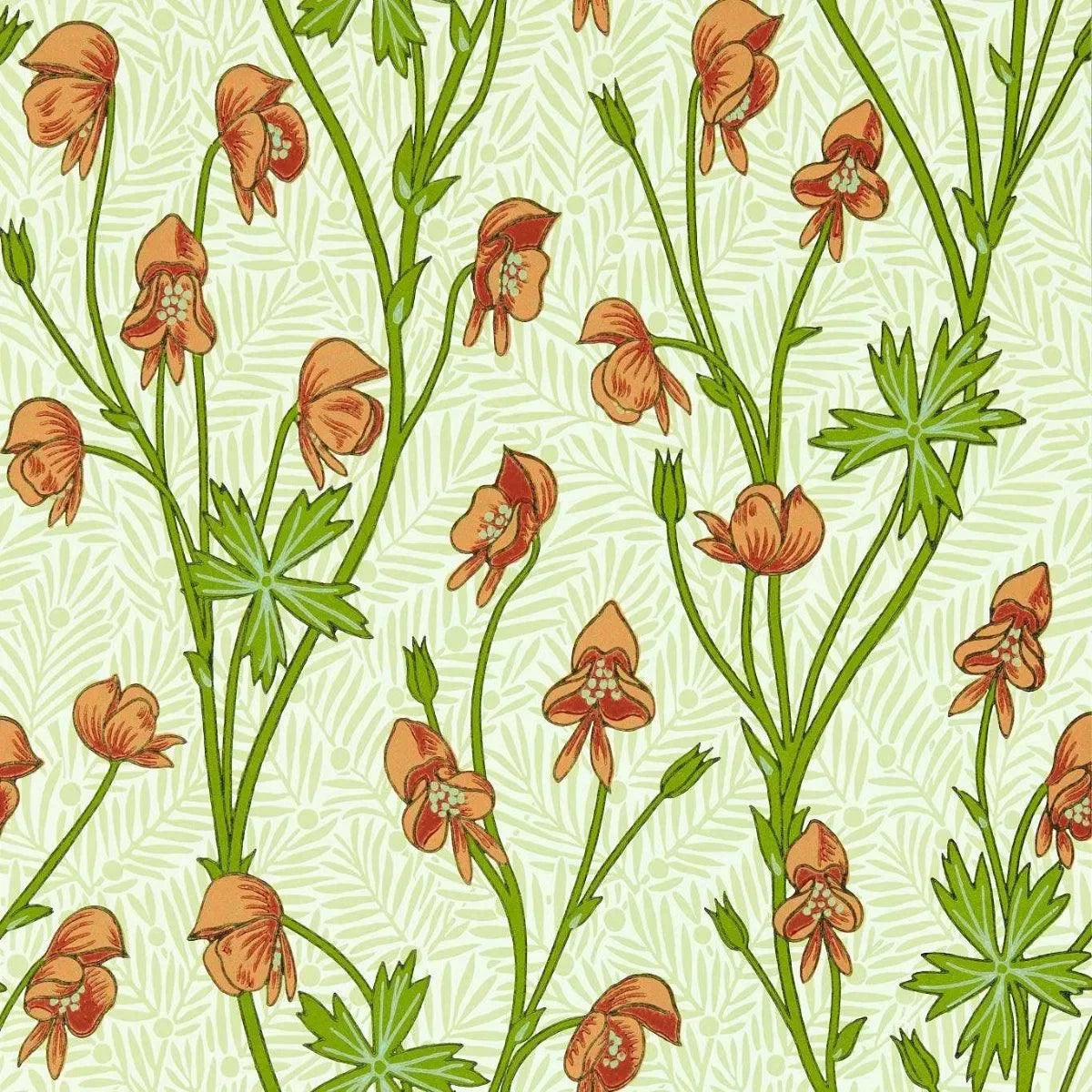 Monkshood Wallpaper - Morris & Co