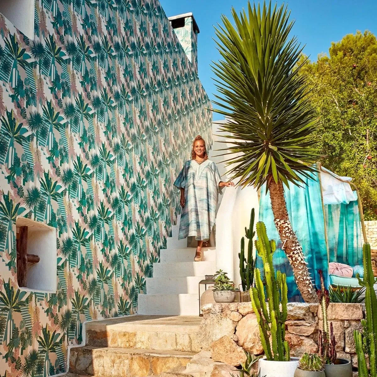 Malindi Wallpaper - Clarke & Clarke X Breegan Jane