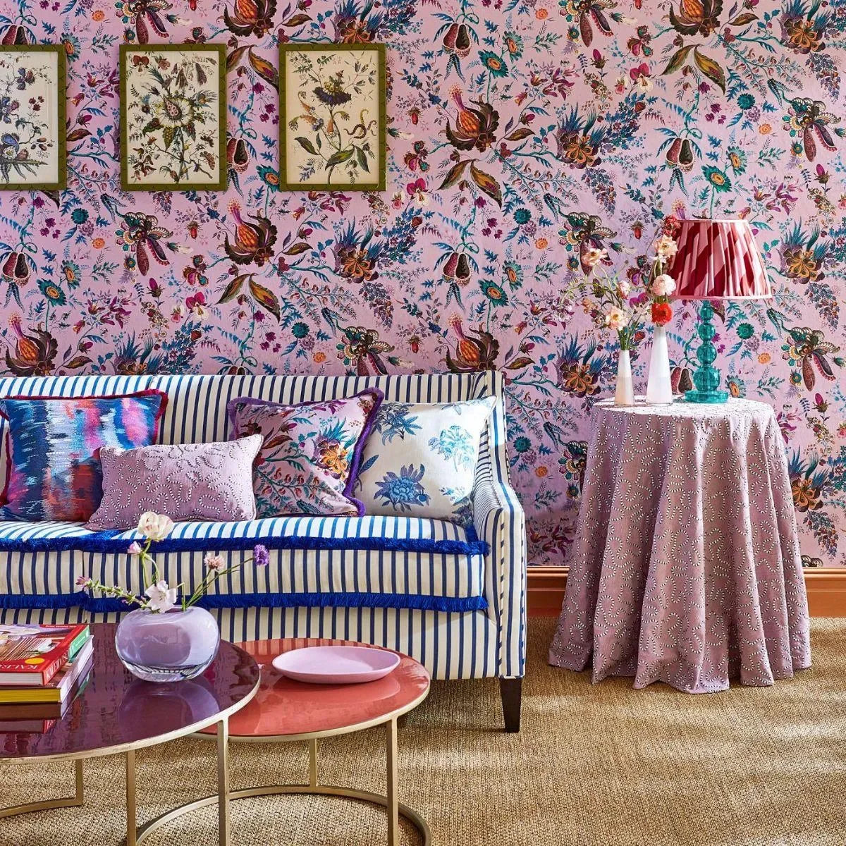 Wonderland Floral Wallpaper - Harlequin X Sophie Robinson