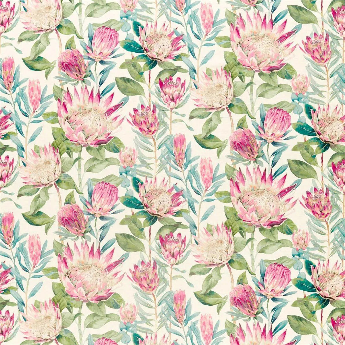King Protea Fabric - Sanderson