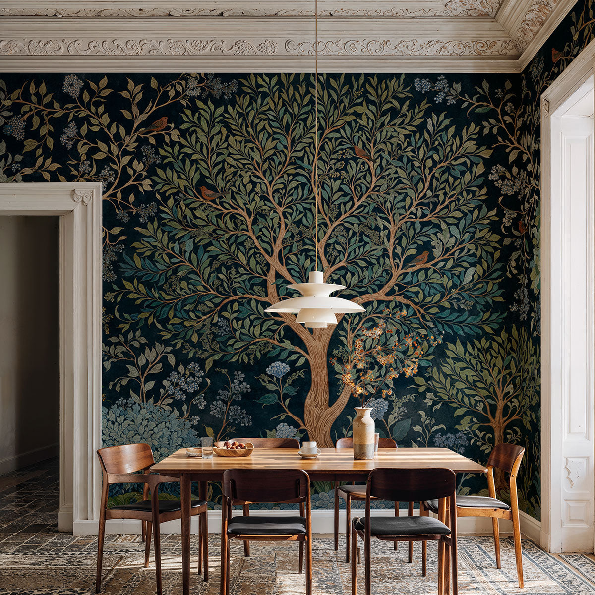 Varanasi Tree Mural Wallpaper - Coordonne