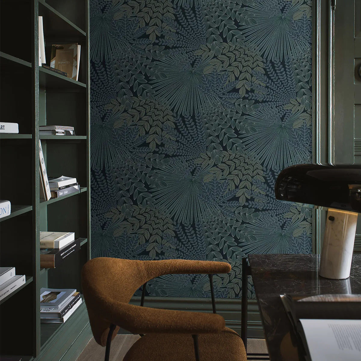 Velvet Leaves Wallpaper - Borastapeter