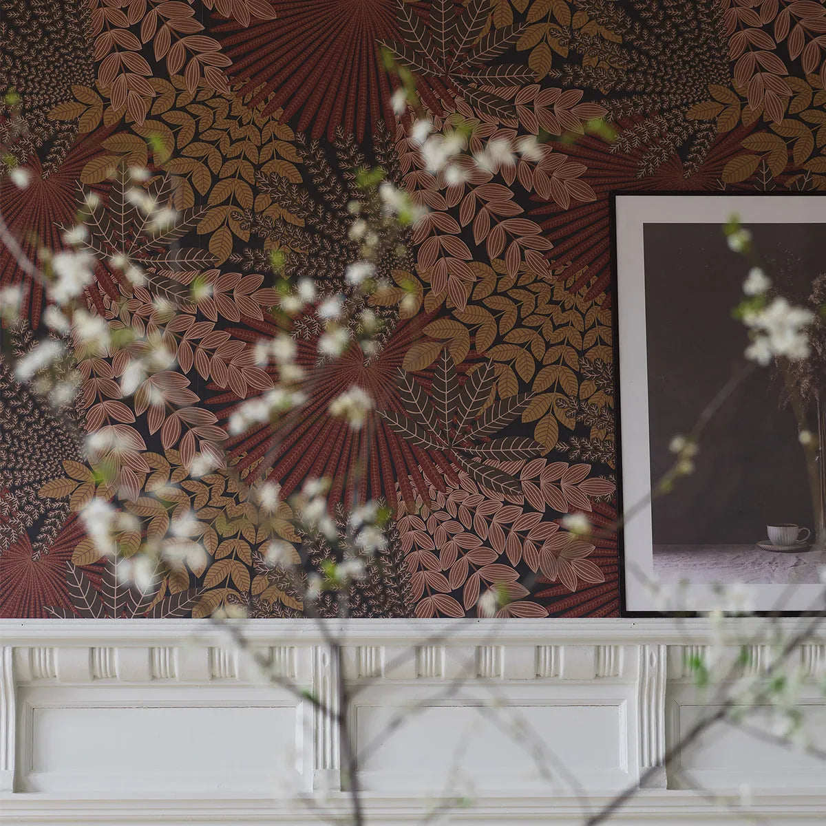 Velvet Leaves Wallpaper - Borastapeter