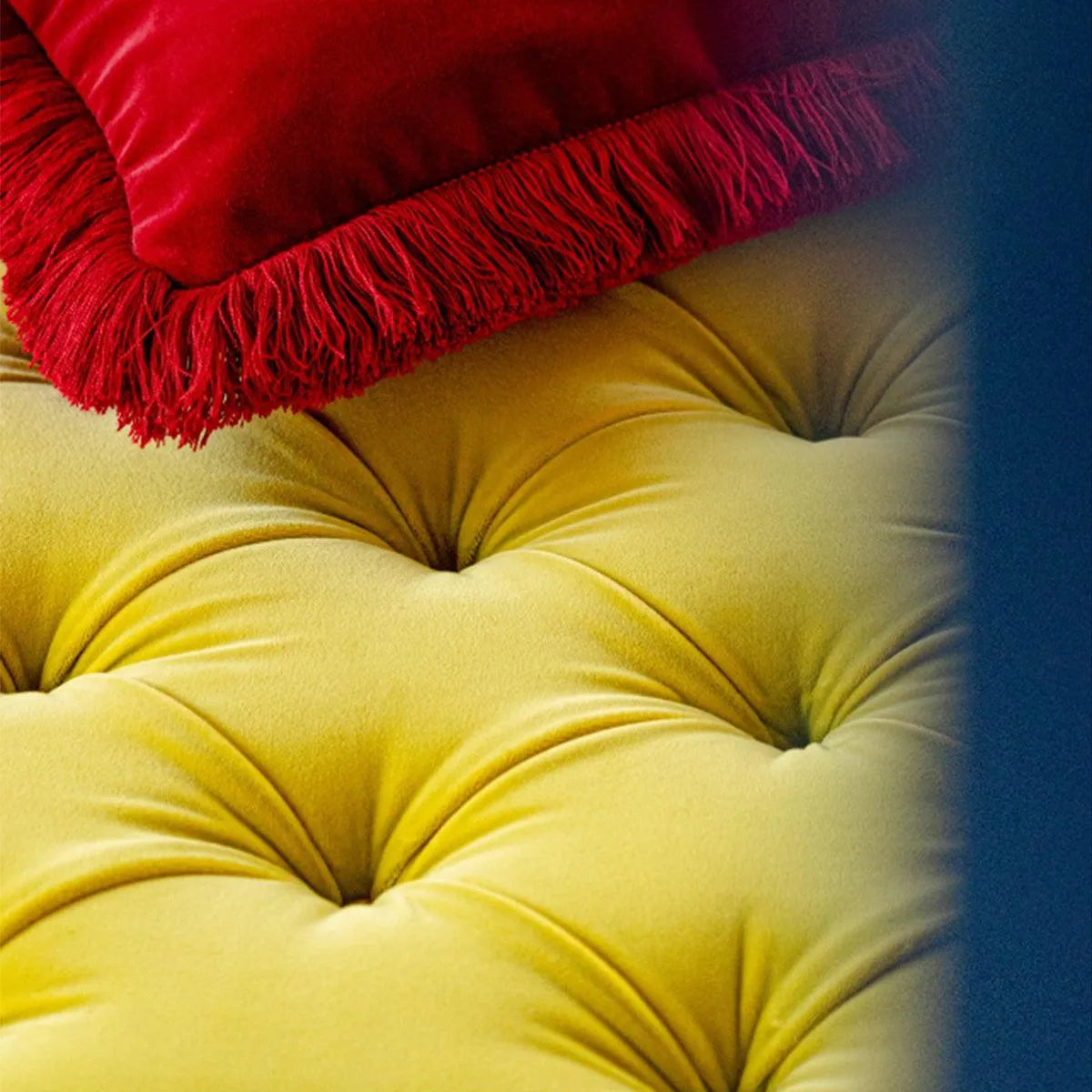 Cotton Velvet Fabric - Mind The Gap