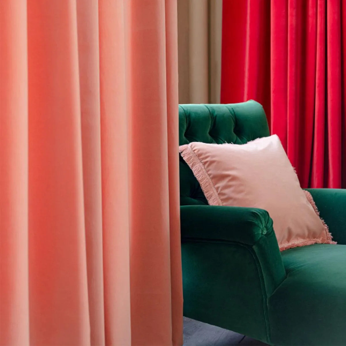 Cotton Velvet Fabric - Mind The Gap