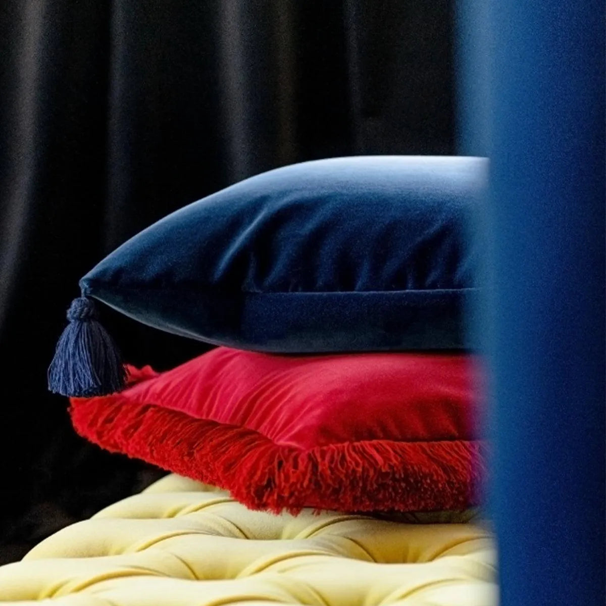 Cotton Velvet Fabric - Mind The Gap