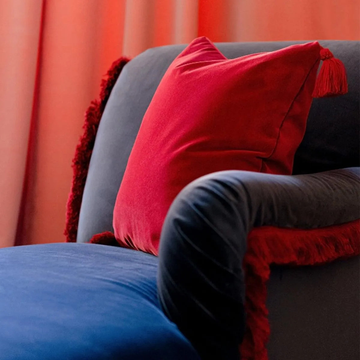 Cotton Velvet Fabric - Mind The Gap