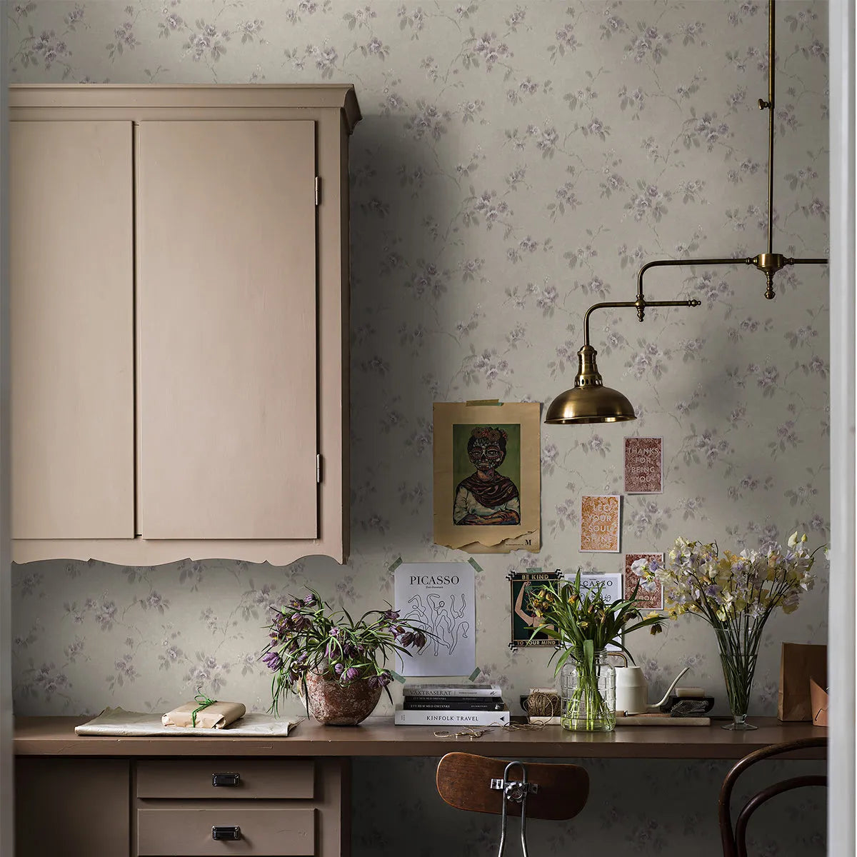 Vintage Rose Wallpaper - Borastapeter