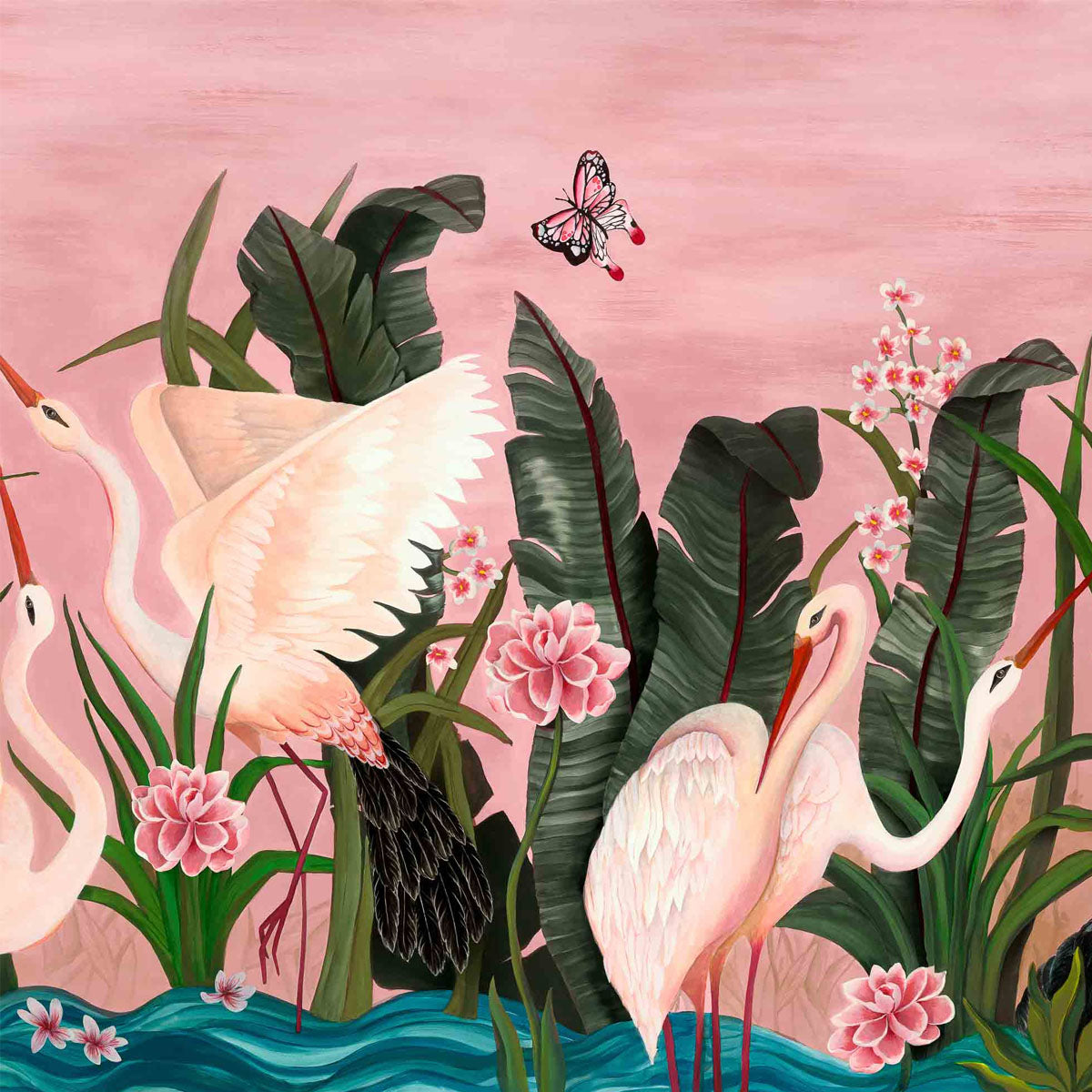 Wetlands Mural Wallpaper - Coordonne