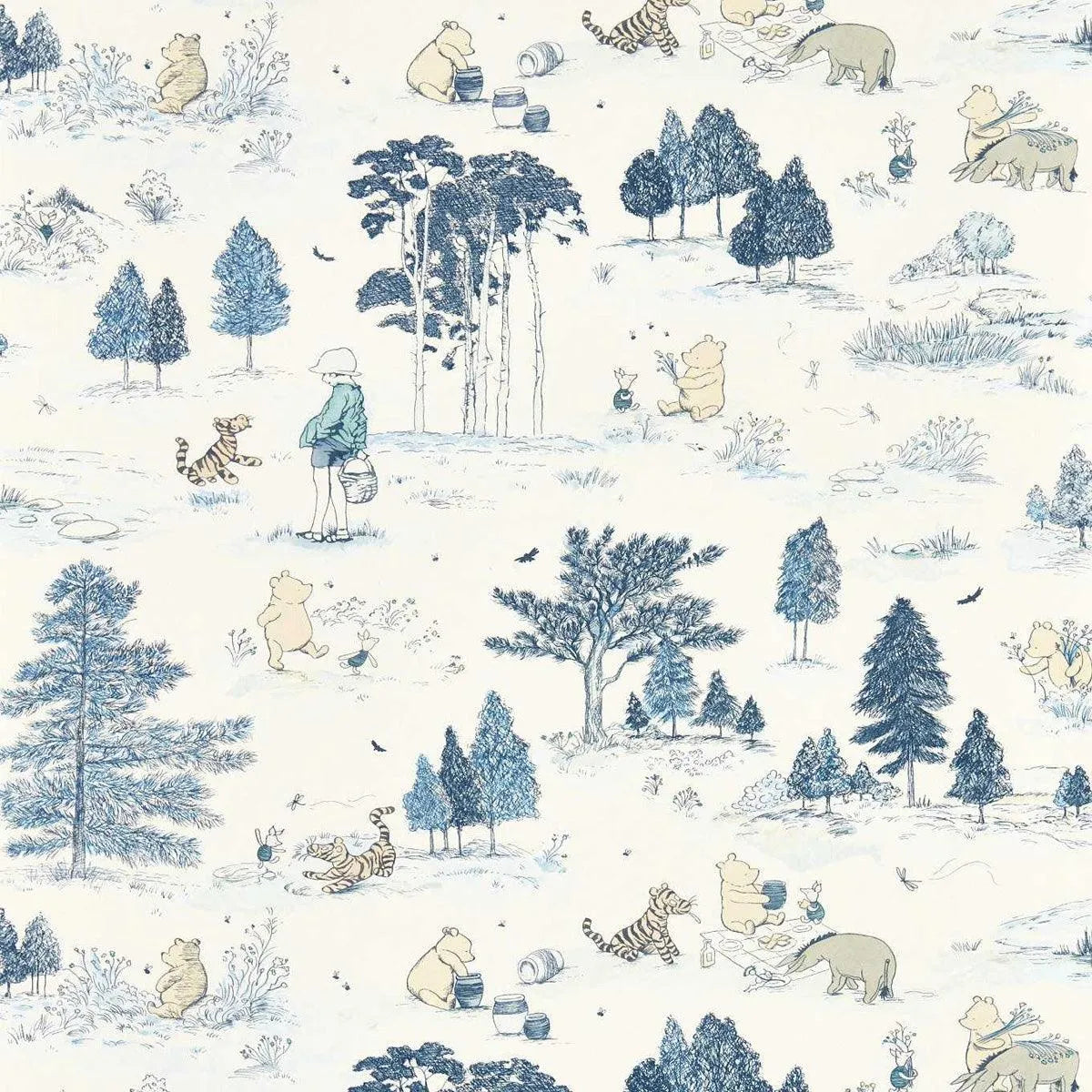 Winnie The Pooh Wallpaper - Sanderson X Disney