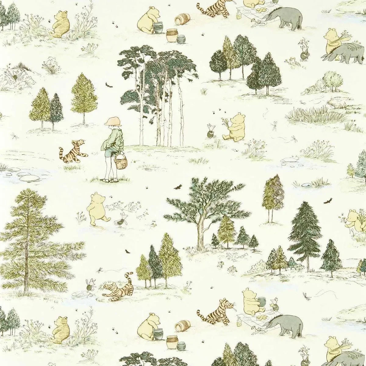 Winnie The Pooh Wallpaper - Sanderson X Disney