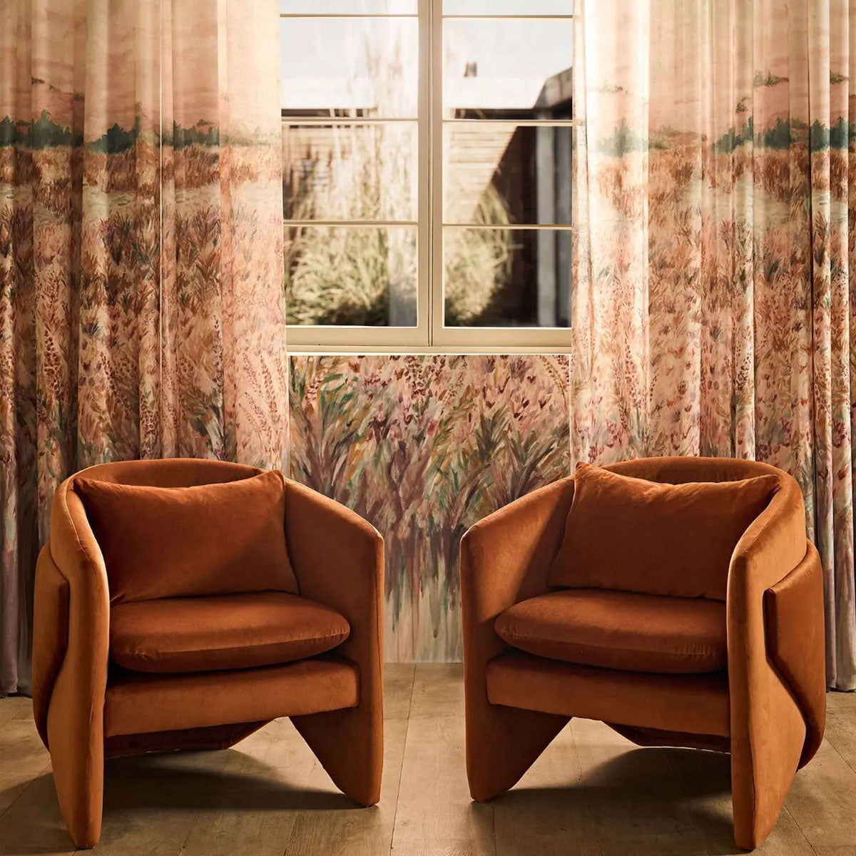 Wildbloom Print Fabric - Clarke & Clarke